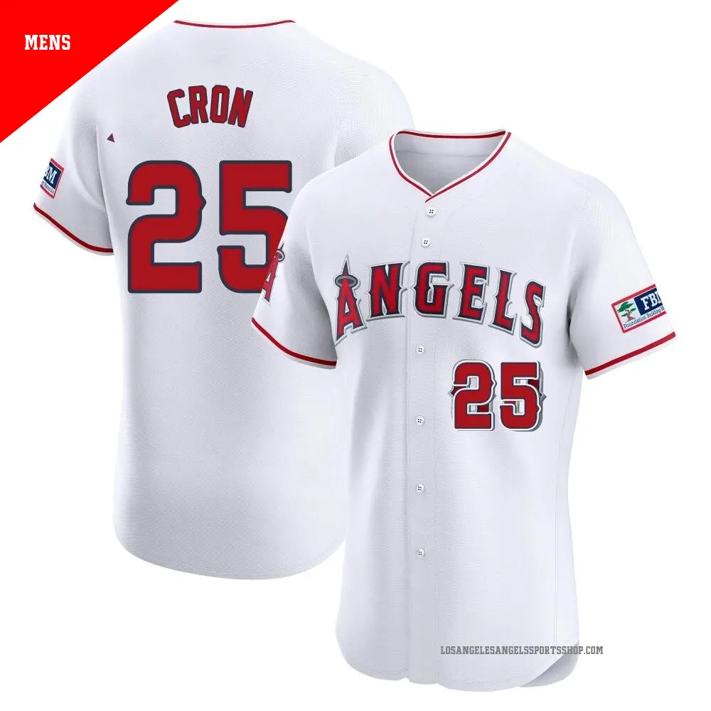 C.J. Cron Jersey Angels C.J. Cron Home Away City Connect Jerseys Angels Shop